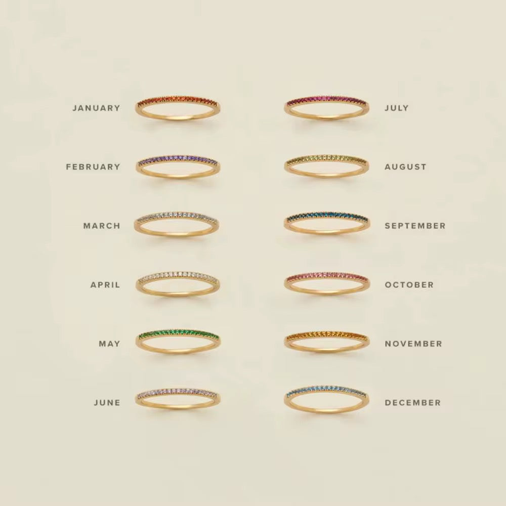 Birthstone Rings