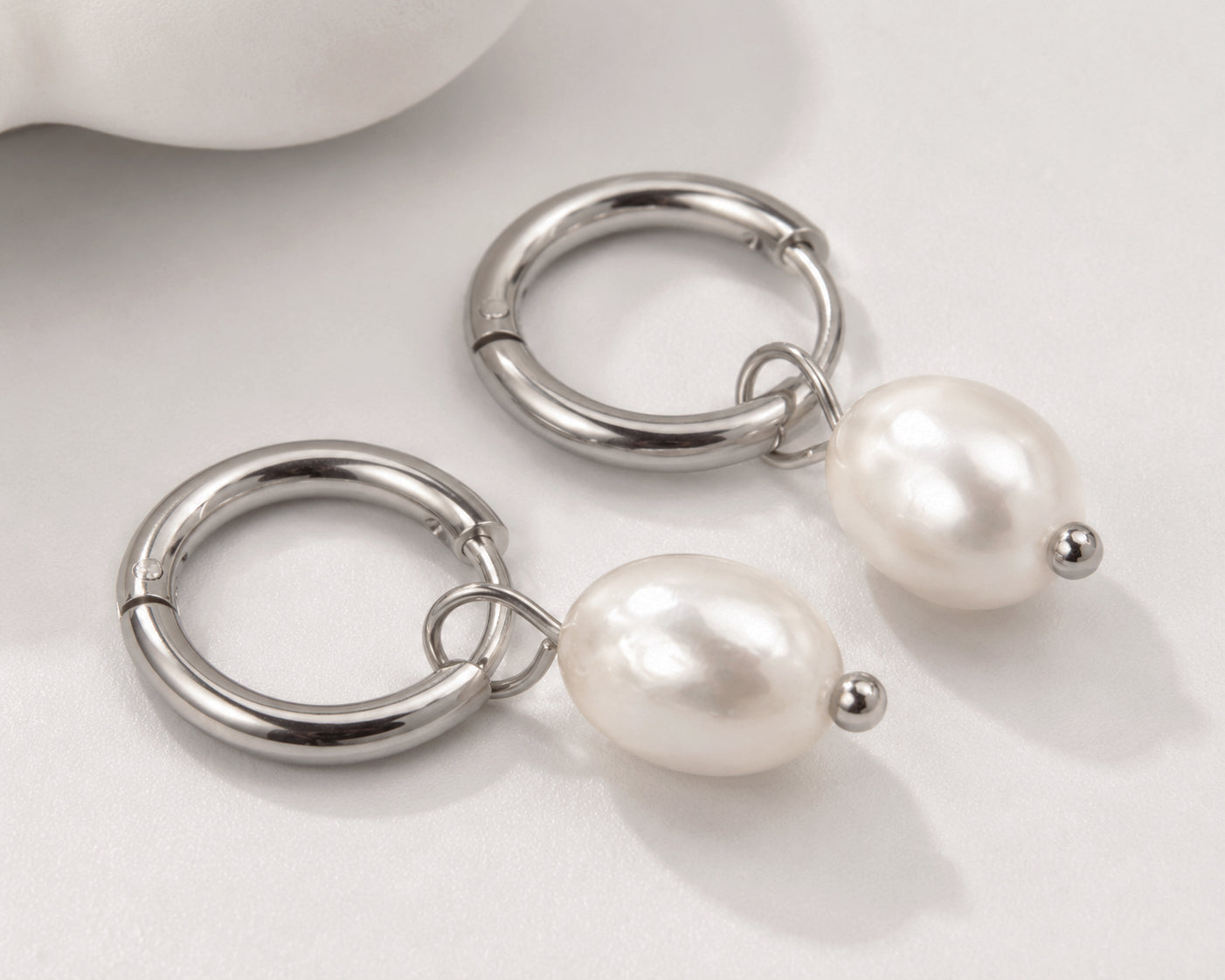 Silver Muse Hoops