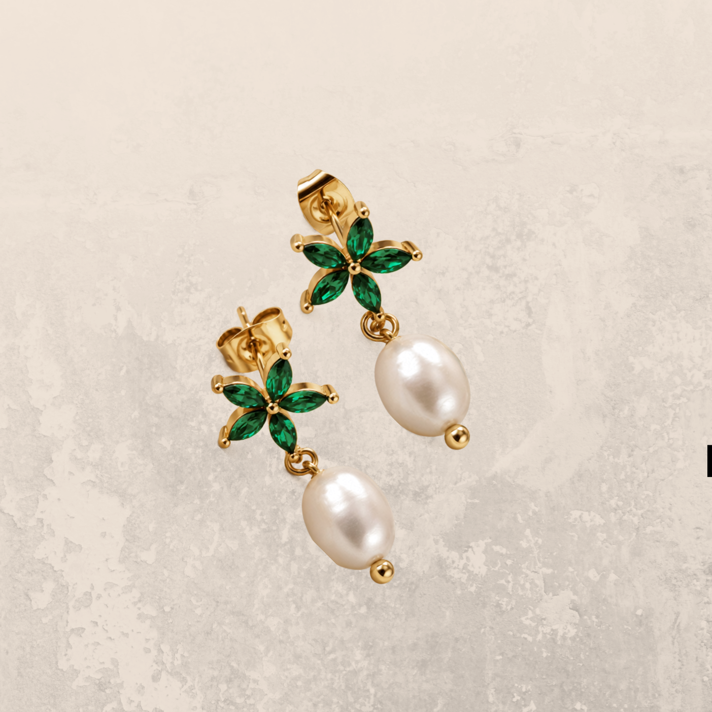 Emerald Bloom Earrings