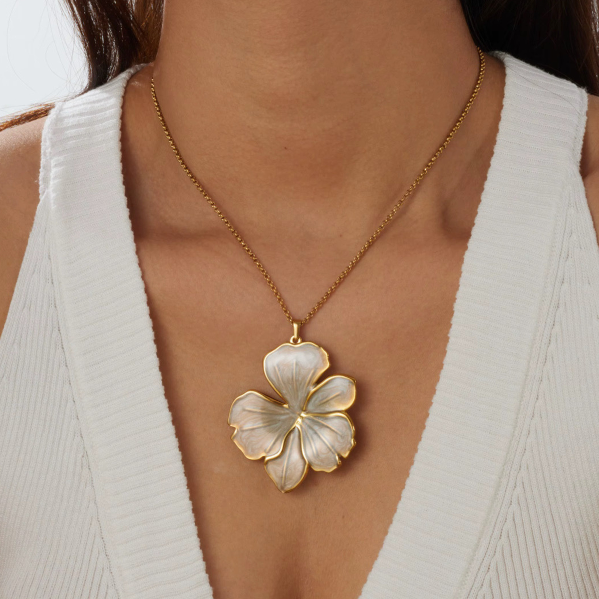 Bloom Necklace | 18K Gold Plated Floral Necklace